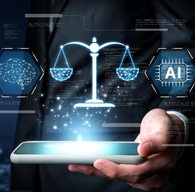 Team collaborating on legal application development